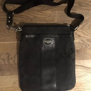 Coach signature crossbody bag